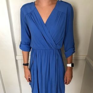 Anthropologie Maeve Cobalt Blue Dress